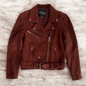 Reformation Suede Leather Jacket